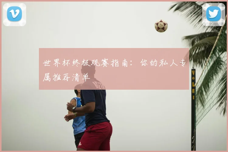 世界杯终极观赛指南:你的私人专属推荐清单