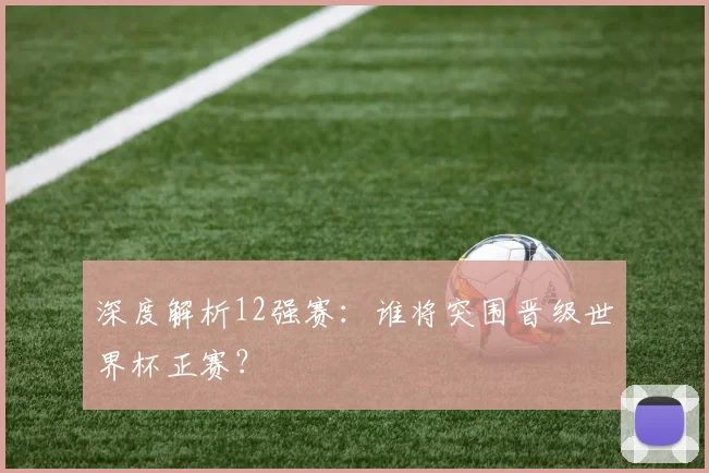 深度解析12强赛:谁将突围晋级世界杯正赛?
